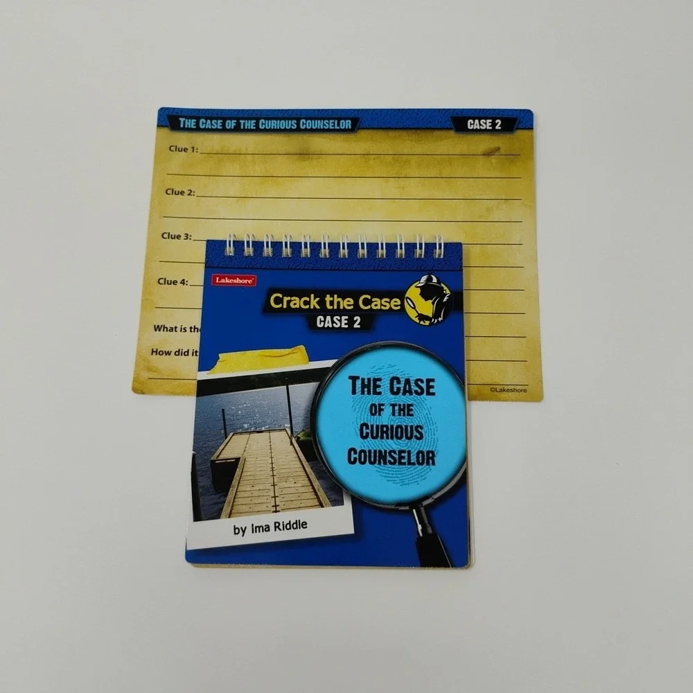 Lakeshore Crack the Case Flip Books Inferencing Center Homeschool Box Grade 5